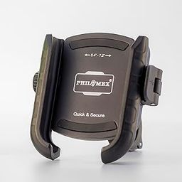 PHILOMEX Clip-ON PL14 Quick Release Waterproof Bike/Motorcycle/Scooter Mobile Phone Holder Stand Mount, Ideal for Maps and GPS Navigation (Black)-picture-27