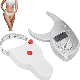 Fat Caliper, LCD Display Portable Body Fat Caliper for Fat Measurement-image-39