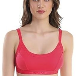 Women's Pure Cotton Sports Bra | Wire-Free | Non-Padded | Full Coverage | Breathable & Sweat-Absorbent | Ideal for Gym, Yoga-picture-0