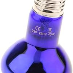 bnf® Infrared Glass Emitter Heating Light Lamp Purple Bulb for Pet Reptile 40W|Pet Supplies | Reptile Supplies| 1 Piece Reptile Heating Lamp-image-20