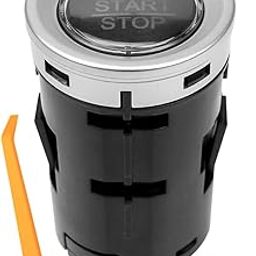 AUGREX Ignition One-Button Starter Stop Switch Replace 35881-TG7-A03 Fit for Honda Pilot Ridgeline Passport Fit Ex/Ex-L 2016-2019 Replace 35881-TG7-701 35881-TG7-702 35881-TG7-A01, Matte Silver Edge-picture-7