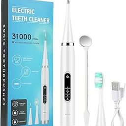 Bioline Calculus Remover Teeth Whitening Kit Tooth Cleaner Set Oral Care Electric Toothbrush Plaque Remover Tartar Removal Dental Scaler Stainless Steel Calculus Dental tools Professional-18