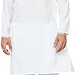 Men's Full Sleeve Mandarin Collar Sequins Embroidered Chanderi Straight Kurta with Yoke Design Paired with Pyjama-image-21