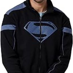 | Official Superman: Sigil Mens and Boys Jackets|Full Sleeve|Regular fit Graphic Printed | 60% Cotton 40% Polyester Black & Blue Color Men Jackets-picture-5