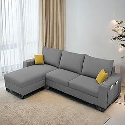 Casaliving Porto LHS 4 Seater L Shape Sofa Set for Living Room (Dark Grey Fabric) Premium Velvet Fabric-image-93