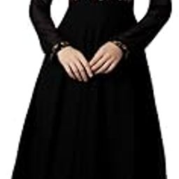 SORATH Women's Embroidery Work Georgette Ethnic Wear Full Sleeve Sweetheart Neck Long Gown || Casual wear | Designer Gown for Women-picture-27