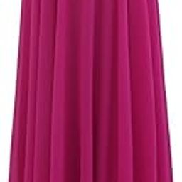 Georgette Flare Maxi Skirt Magenta-image-23