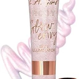 L.A. Girl Glow Envy Liquid Formula Skin Illuminator for Women- Rosy Glow, Long-wearing, Easy to Use & Blend able formula, Lightweight, Cruelty-Free, Smudge-proof, 12 ML (Pack of 1)-image-49