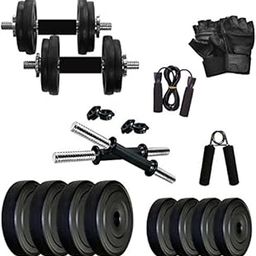 StarX 18 Kg PVC Weight with Rod and Accessories-picture-25
