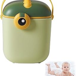 800Ml Milk Powder Container, Baby Formula Storage Container, with Scoop&Leveller, Baby Snack Storage Container for Outdoor Travel Home,Green-image-7