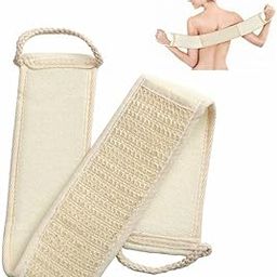 Elysians Body Back Scrubber For Bathing | Made of Natural Organic Jute Fabric | Exfoliating & Deep Cleaning Back-image-32