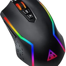 EKSA EM100 Gaming Mouse Wired Ergonomic Gaming Mice with 7 Programmable Buttons, Chroma RGB 6 Backlit& Adjustable 8000DPI for Windows PC Gamers (Classic Black)-11