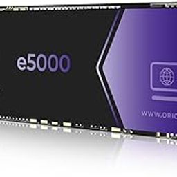 ORICO e5000 2TB M.2 NVMe SSD, PCIe Gen4x4 with 5200MB/s Read 4500MB/s Write, 3D QLC NAND Internal Solid State Drive SLC Dynamic Cache, Compatible with PS5 Desktop PC and Laptops -e5000-17