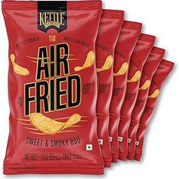 Kettle Studio | Air Fried Potato Chips | Sweet & Smoky BBQ 80g | Pack of 6-image-75