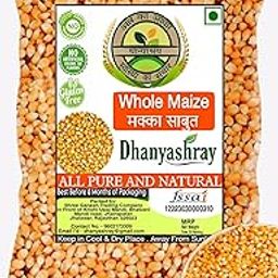 Dhanyashray Maize Corn (Whole) 15Kg | Sabut Makka Grain (Yellow Maize), Raw Makkai, Yellow Corn Seeds-image-44