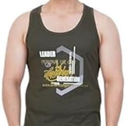 Men Round Neck Printed Vest | Soft & Breathable Cotton Blend Sustainable Fabric for Daily Casual Wear | Sleeveless Vest for Men - Pack of 1-image-93