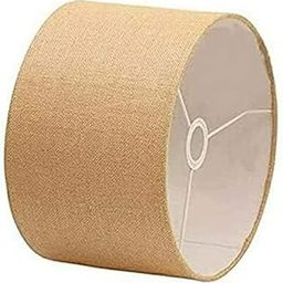 Lamp world 12'' shade Jute Burlap Lampshade, (12" x 11" x 8") for Table and Floor Lamps-image-95