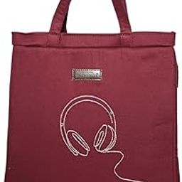 BHASTRA Headphone Tiffin Bags (Burgundy) - Sleek Lunch Carrier for School & Work | Lightweight and Easy to Clean | Durable and Easy-to-Carry Lunch Box Bag-picture-20