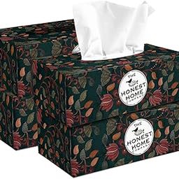 Honest Home 2 Ply Facial Tissue Paper Box | 400 Pulls | 100 Pulls x 4 boxes | Soft And Highly Absorbent | 100% Natural Virgin Fibre | Green-image-88