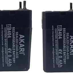 4V 0.4Ah Sealed Lead Acid Rechargeable Batteries | Reliable Power for Electronics & Small Devices Pack of 2 Piece.-27