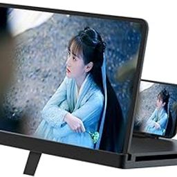 Screen Magnifier for Cell Phone,Adjustable Horizontally and Vertically,Drawer Type Cell Phone Projector, Portable Phone Screen Amplifier for Movies, Videos (Color : Black-A)-picture-25