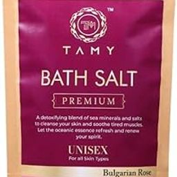 TAMY Rose & Vanilla Bath Salt || Relaxing & Moisturizing Formula for Soft, Smooth Skin || 300 GM-image-61