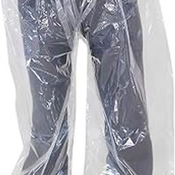 Waterproof Rain Cover Pants | Disposable Rain Pants use for Home, Travel, Camping | Waterproof Clear Transparent Elastic Waist Pants Rain Trousers Full Cover Rain Day (1)-image-61