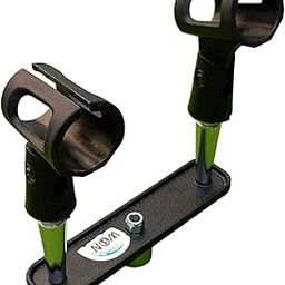 WON Double Microhone Holder with Mic Clip Multipurpose Mic Holder Pack of 1-28