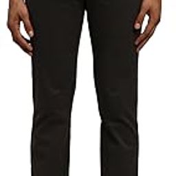 Low Rise Tapered Fit Cotton Blend Solid Pattern Flat Front Casual Trouser-picture-10