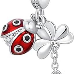 Lucky Four-Leaf Clover Charm Good Luck Bead for Pandora Charm Bracelet-picture-51