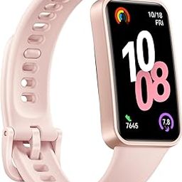 HUAWEI Band 10 Smartwatch with AI-Powered Fitness Monitoring, Pro-Level Sleep Analysis, Emotional Wellbeing Assistant,Streamlined Metallic Design,Fast Charging,iOS Android (Band 10, Pink)-1