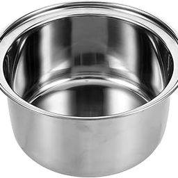 UKCOCO Rice Cooker Liner, Stainless Cookware Instant Nonstick Cooking Pan Inner Tank Soup Pot Insert Container for Stove Top-picture-17