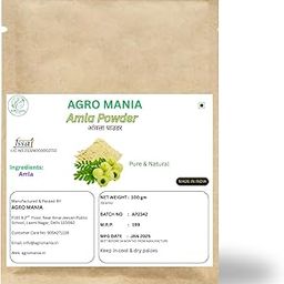 Amla Powder for Skin & Hairs, Natural Pure Amla Powder with Rich in Vitamin C, Fights Dandruff, Strengthens Hair, Maintains Skin Glow- (Pack of 1, 100g) by AGRO MANIA-image-66
