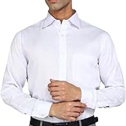 Men's Solid Slim Fit Cotton Formal Full Sleeve Shirt | Cutaway Collar Shirt with Pocket | Men Solid Plain & Stylish Shirts | Breathable Fabric-image-47