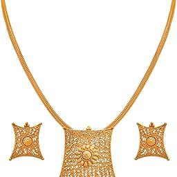 Jewellery for Lass Traditional Gold Plated Pendant Set for Women & Girls- Valentine Latest Love,Valentine-29