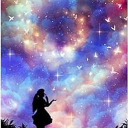 VOLDOT Diamond Painting Kit, 12x16inch White Tree of Life Diamond Painting, 5D Diamond Painting Kit for Adults & Kids, Very Suitable for Home Leisure and Wall Decoration (Girl Under The Sky)-image-20
