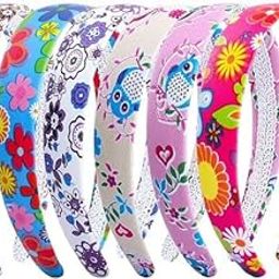 ASG Skinny Leather Covered Wide Headbands for Women non slip Lavender Headband,Solid Printed Headband for Women and Girls cute Hair Accessories -2 Pcs-image-9