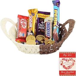 SFU E Com Choco Delight Hamper | Valentine Chocolate With Love Greeting Card | Valentine Chocolate Hamper | 366-image-68
