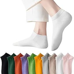 Women Socks Casual Ankle Length No Show Low Cut Invisible Liner Non slip Athletic Girls Socks Comfort (Free Size)-50