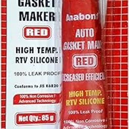 Anabond AN7125 Gasket Maker Red - 85 GMS - High Temp. RTV Silicone Pack Of 2-image-71