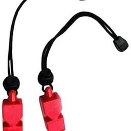 Enakshi (LABEL) Creations 4x2 Pieces Emergency Survival Safety Whistles Scuba Diving Water Sports Red-image-10