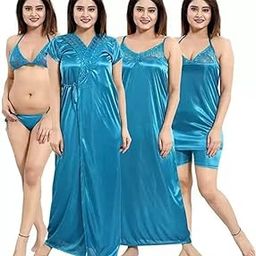 Women Nighty Set 4 pcs-image-41