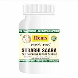 SURABHI SAARA - Desi Cow Urine Powder capsule (60 Capsules)-image-24