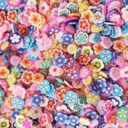 Kavya Craft Present 3D Fimo Slices Mixed Flower Fimo Slice Tips Decoration Fimo Slices Clay Stickers Rods Gel Tips Nail-Art Manicure, Assorted Colour, 500PCS-image-11