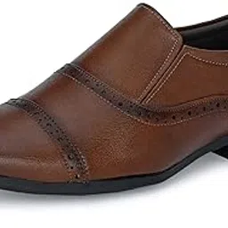 centrino Mens Formal |Slip-On Men's Formal Shoe | Stylish Non-Lace Design | Soft Cushioned Insole for Comfort | Perfect for Office & Formal Wear (2836)-picture-33