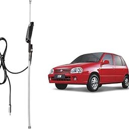 Auto Pearl - Vehicle Roof Mount Rubber Antenna Mast Flexible Car Antenna with Anti-Theft Design and Car Wash Safe - Black -Zen-23