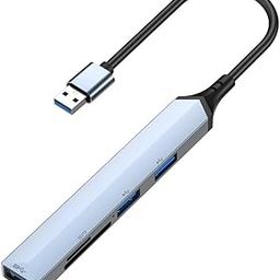 Suckoo 5 in 1 USB3.0 to 1USB3.0+2USB2.0+SD TF Card Reader Hub-18