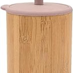 Kids Station 1 Piece Bamboo Baby Feeding Set - Sipper with Straw and Cap - Non-Toxic - BPA-Free and Unbreakable Eco-Friendly - Baby Utensils and Dishes for Toddler Self-Feeding - (Grey)-image-71