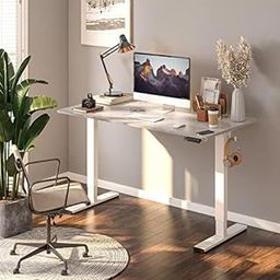 Erigear- Motorized Height Adjustable Electric Table - Ergonomic Sit Stand Desk, Digital Display with Memory Preset Option - 80 Kgs Max Weight Capacity - 48 x 24 Inches-image-7