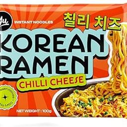 Chilli Cheese Korean Ramen - Zero Preservatives & No MSG - 100% Natural Ingredients & Veg - Instant Noodles Ready in 6 Mins - 100g - Yu-image-27